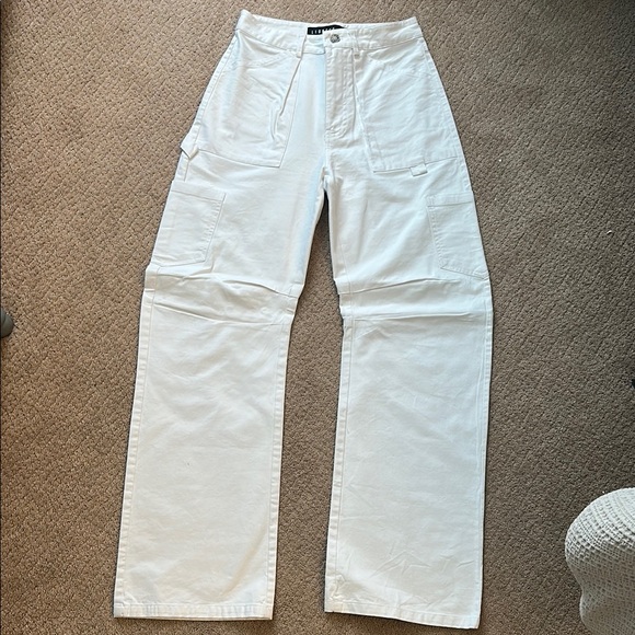 Lioness Pants - Lioness White Wide Leg Pants